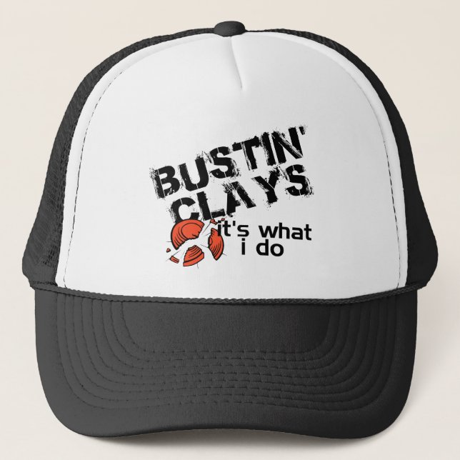 Bustin Clays Trucker Hat (Front)
