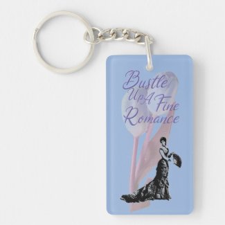 Bustle Up For A Fine Romance Keychain