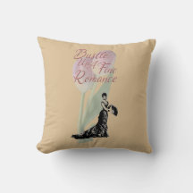 Bustle Up For A Fine Romance  Throw Pillow