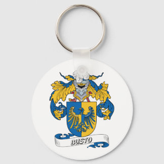 Busto Family Crest Keychain