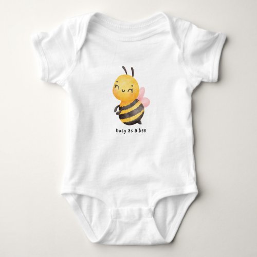 Busy as a Bee Baby Bodysuit