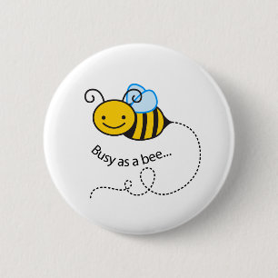 Busy as a bee button