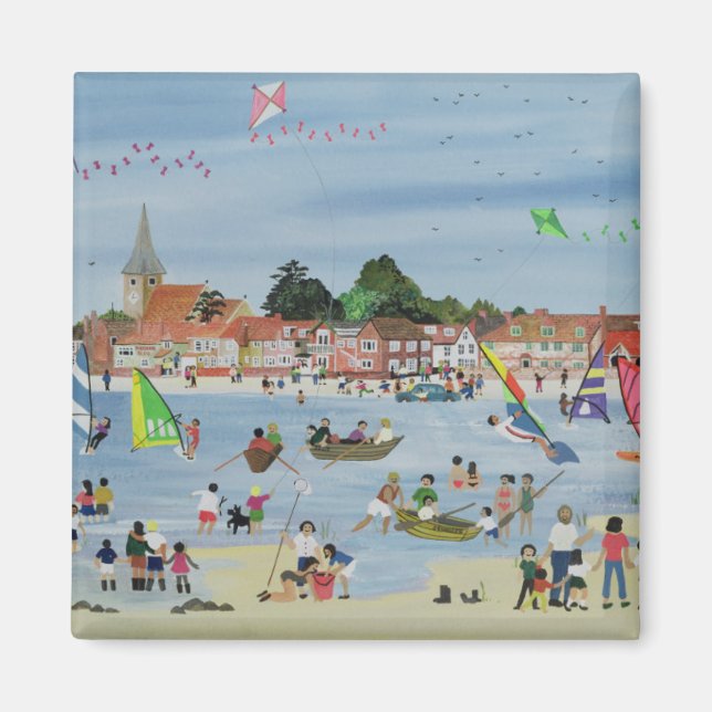 Busy Beach Magnet (Front)