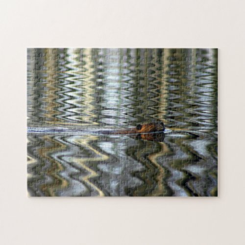 Busy beaver jigsaw puzzle