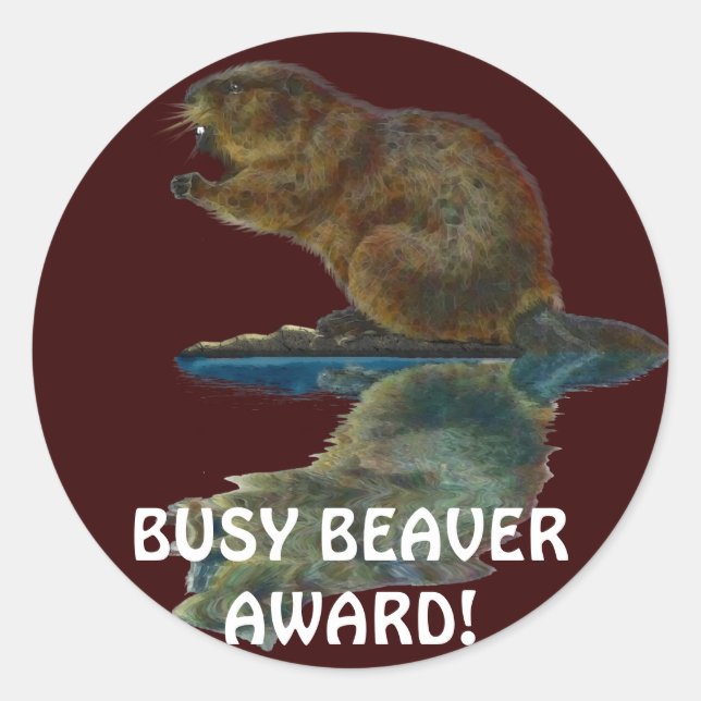 BUSY BEAVER KIDS Incentive Stickers (Front)