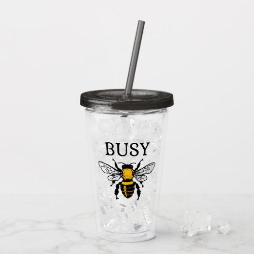 Busy Bee Acrylic Tumbler