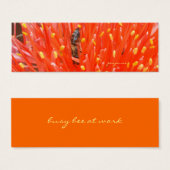 busy bee at work bookmark (Front & Back)