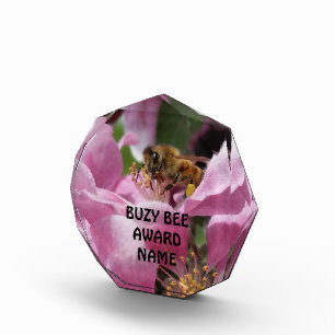 Busy Bee Award Honey Bee Crabapple Blossom