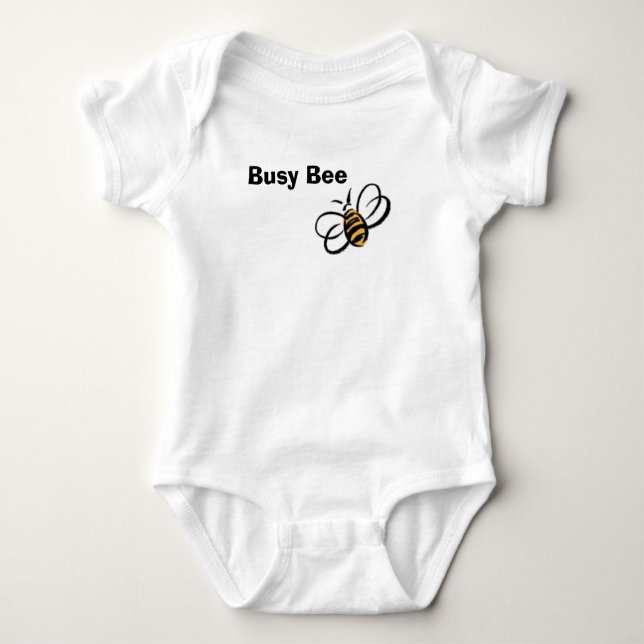Busy Bee Baby Bodysuit (Front)