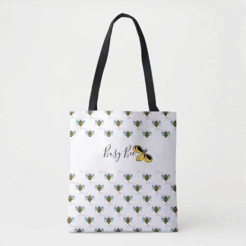 Busy Bee Bumble Bee Shoulder Tote