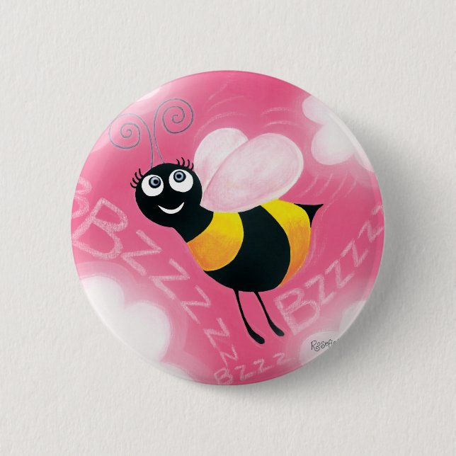 Busy Bee Button (Front)