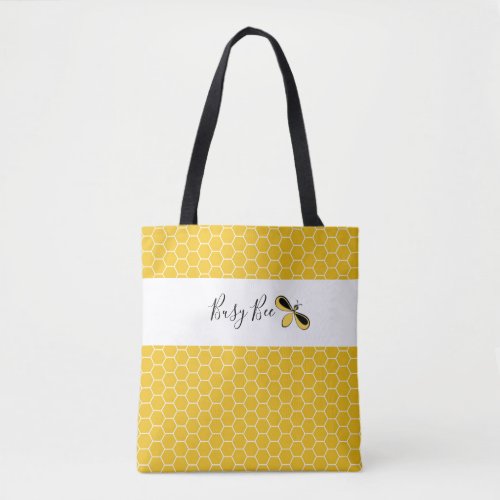 Busy Bee Honeycomb Shoulder Tote 