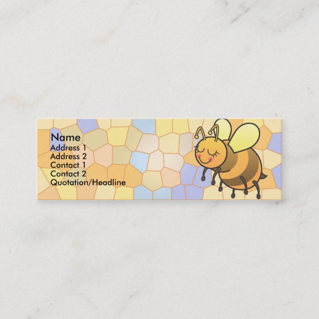 Busy Bee Kids Skinny Profile Cards (Front)