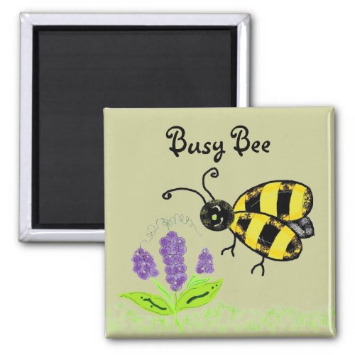 Busy Bee Magnet