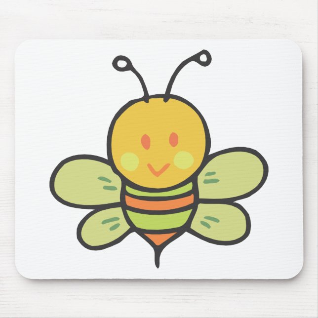 Busy Bee Mouse Pad (Front)