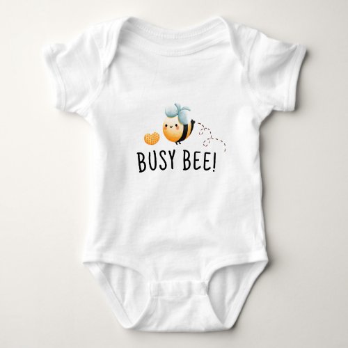 Busy bee new baby clothing cute funny baby bodysuit
