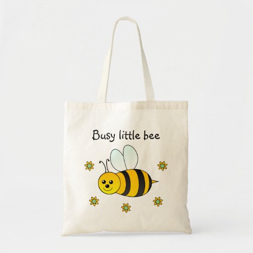 Busy Bee Personalized  Tote Bag