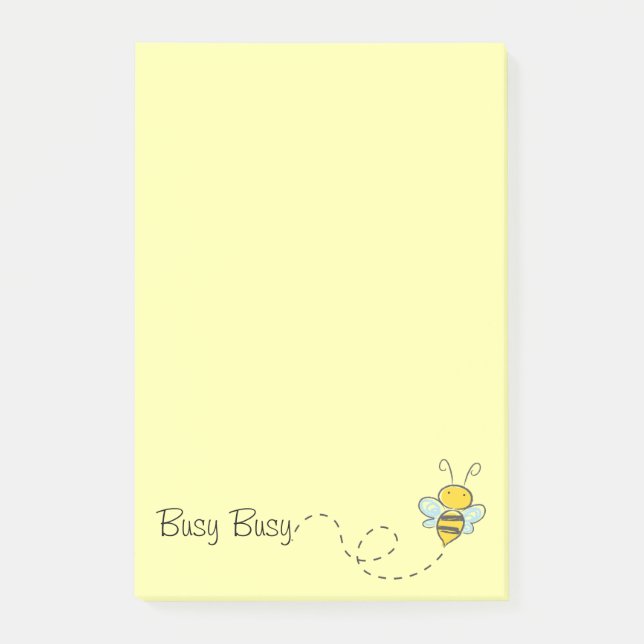 Busy Bee Post-it® Notes 4 x 6 (Front)