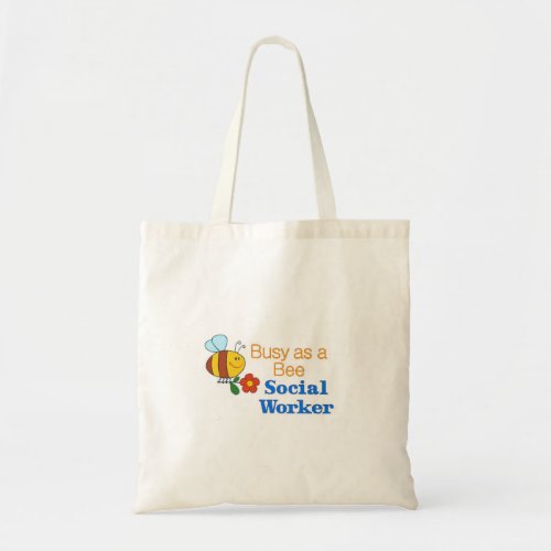 Busy Bee Social Worker Tote Bag