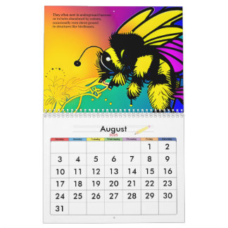 Busy-Bee Table Calendar