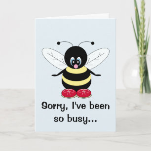 Busy Bee Thinking of You Card
