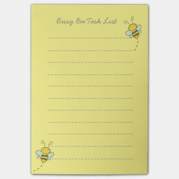 Busy Bee 'to Do' Pad Post-it Notes by MissMatching at Zazzle