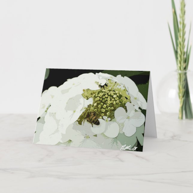 Busy Bee White Card (Front)