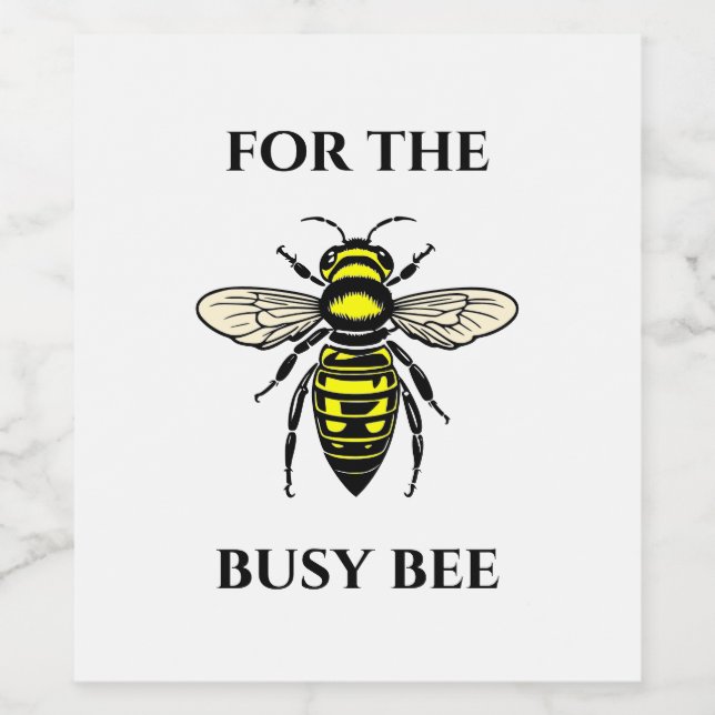 busy bee wine labels (Single Label)