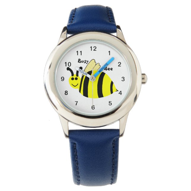Busy Bee Yellow Bumble Bee Children's Watch (Front)