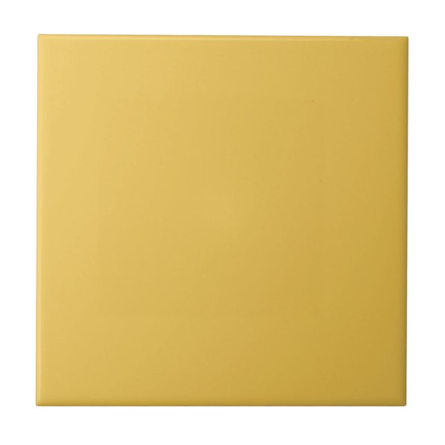 Busy Bee Yellow Square Kitchen and Bathroom Ceramic Tile (Front)