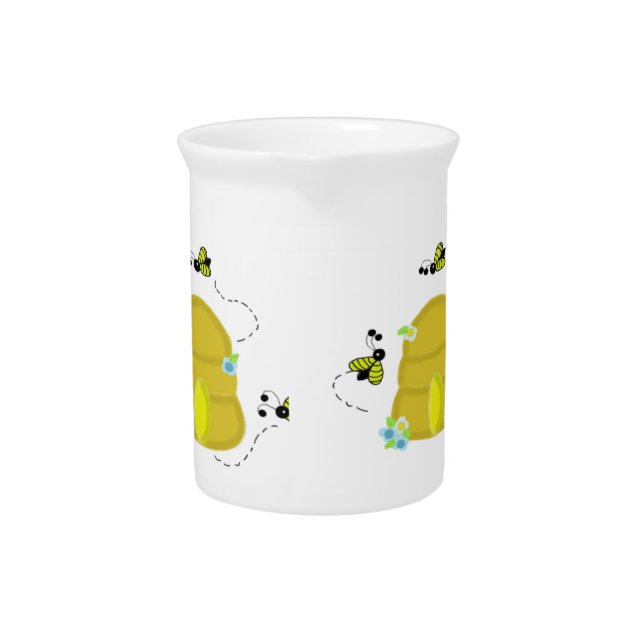 Busy Bees Beehive Pitcher (Front)