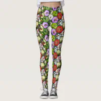 Ornate Green Grinch Pattern Leggings