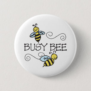 Busy Bees Button