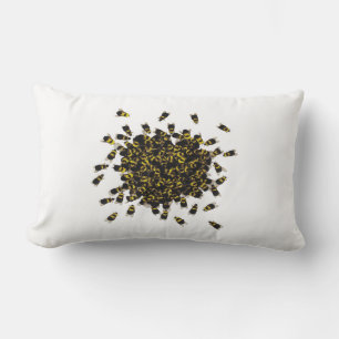 Busy Bees ~ CHANGE COLOR Lumbar 13x21 Pillow