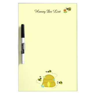 Busy Bees Honey Do List Dry Erase Board