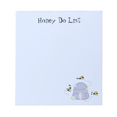 Busy Bees Honey Do List Notepad
