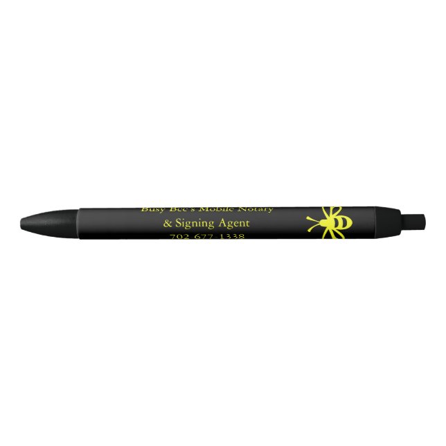 Busy Bee's Mobile Notary Pen (Front)
