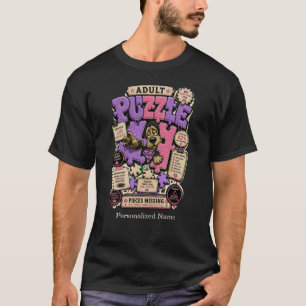 Busy Being Comfy Funny Introvert Dog T-Shirt
