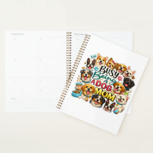 Busy Being Dog Mom Planner Puppy Weekly Organizer