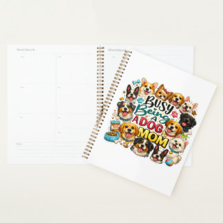 Busy Being Dog Mom Planner Puppy Weekly Organizer
