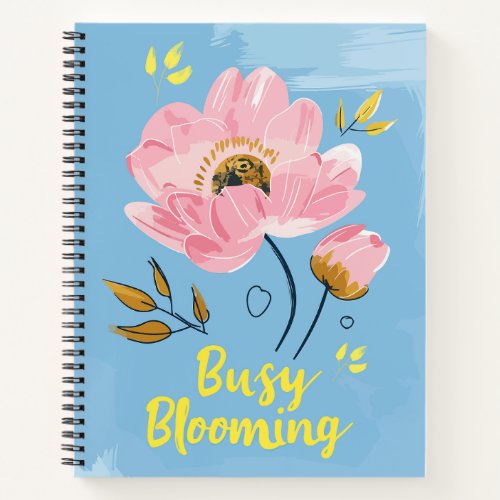 Busy Blooming Notebook