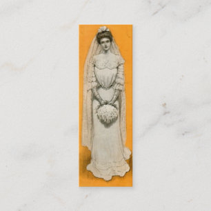 Busy Bride's Victorian Style Calling Card In Lieu