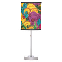 Busy Bugs and Flowers Abstract Garden Painting