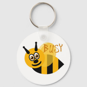 Busy Bumble Bee Cute Keychain
