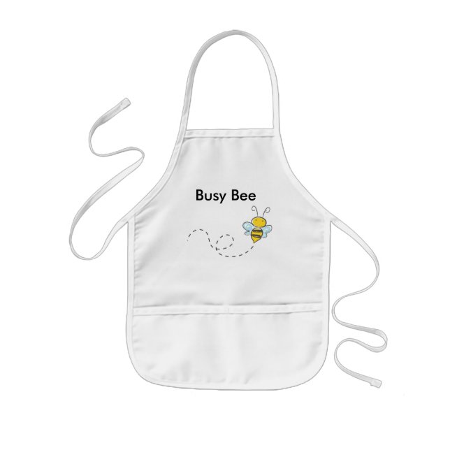 Busy Bumble Bee Kids' Apron (Front)