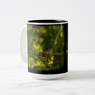 Busy Busy Bee Coffee Break Two-Tone Coffee Mug