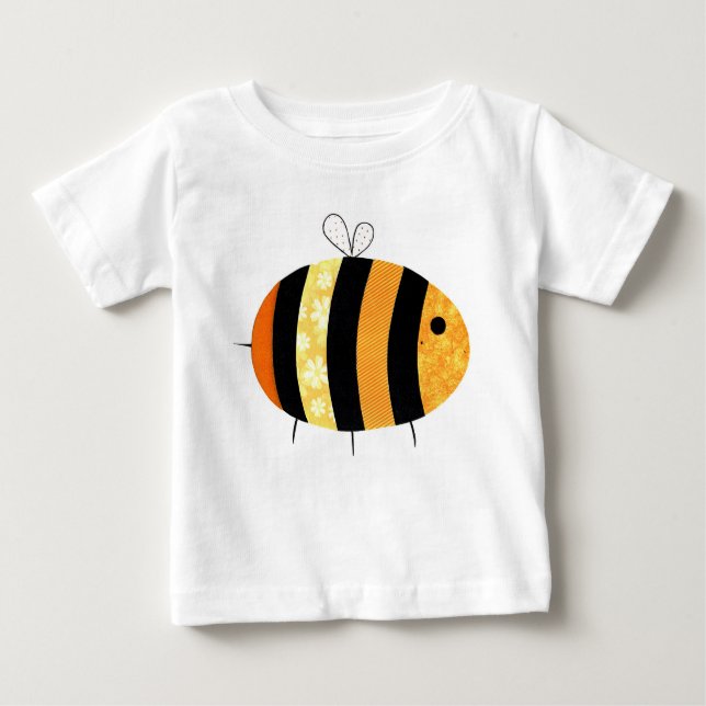 'Busy, Busy Bumblebee' Ruffle T-Shirt (Front)