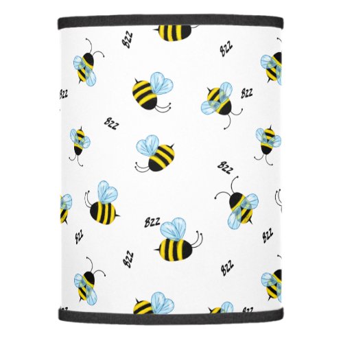 Busy Buzzing Bumblebees Bright  Cheerful Lamp Shade