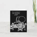 Busy Computer Guy Christmas Card at Zazzle