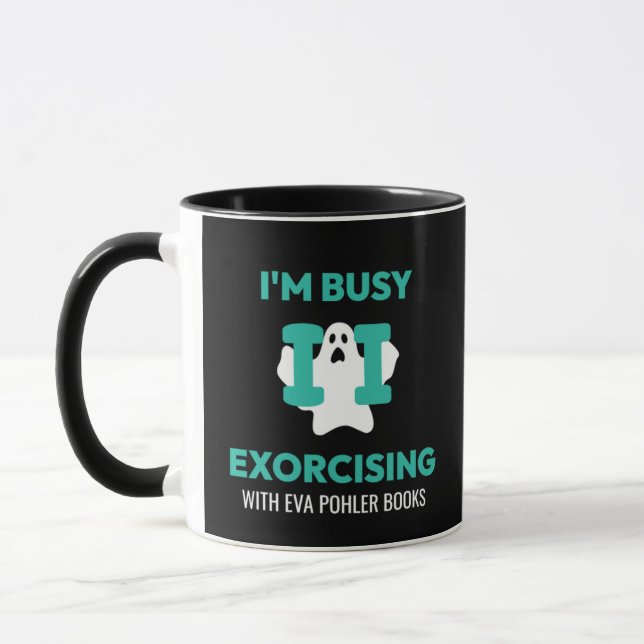 Busy Exorcising Mug (Left)
